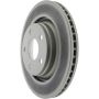 CENTRIC PARTS 320.58018C Centric GCX HC Rotor with High Carbon Content and Partial Coating