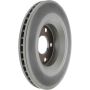 CENTRIC PARTS 320.58018C Centric GCX HC Rotor with High Carbon Content and Partial Coating