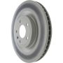 CENTRIC PARTS 320.61098 Centric GCX Rotor with Partial Coating