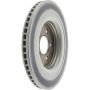 CENTRIC PARTS 320.61109C Centric GCX HC Rotor with High Carbon Content and Partial Coating
