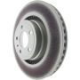 CENTRIC PARTS 320.61114C Centric GCX HC Rotor with High Carbon Content and Partial Coating