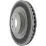 CENTRIC PARTS 320.61116C Centric GCX HC Rotor with High Carbon Content and Partial Coating