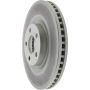 CENTRIC PARTS 320.61118C Centric GCX HC Rotor with High Carbon Content and Partial Coating