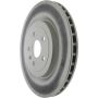 CENTRIC PARTS 320.62119C Centric GCX HC Rotor with High Carbon Content and Partial Coating