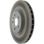 CENTRIC PARTS 320.62124C Centric GCX HC Rotor with High Carbon Content and Partial Coating