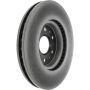 CENTRIC PARTS 320.66076 Centric GCX Rotor with Partial Coating