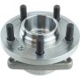 CENTRIC PARTS 400.22000E C-Tek Standard Hub and Bearing Assembly; With ABS