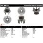 CENTRIC PARTS 400.44007 Centric Premium Hub and Bearing Assembly without ABS