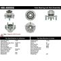 CENTRIC PARTS 400.45000E C-Tek Standard Hub and Bearing Assembly; With ABS