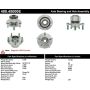 CENTRIC PARTS 400.45000E C-Tek Standard Hub and Bearing Assembly; With ABS