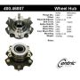 CENTRIC PARTS 400.46007 Centric Premium Hub and Bearing Assembly without ABS
