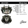 CENTRIC PARTS 400.51001 Centric Premium Hub and Bearing Assembly without ABS