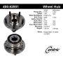 CENTRIC PARTS 400.62001 Centric Premium Hub and Bearing Assembly without ABS