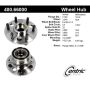 CENTRIC PARTS 400.66000 Centric Premium Hub and Bearing Assembly without ABS