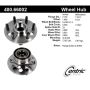 CENTRIC PARTS 400.66002 Centric Premium Hub and Bearing Assembly without ABS