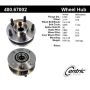 CENTRIC PARTS 400.67002 Centric Premium Hub and Bearing Assembly without ABS