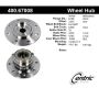 CENTRIC PARTS 400.67008 Centric Premium Hub and Bearing Assembly without ABS