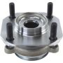 CENTRIC PARTS 401.42000E C-Tek Standard Hub and Bearing Assembly; With ABS Tone Ring / Encoder