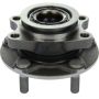 CENTRIC PARTS 401.42010 Centric Premium Hub and Bearing Assembly; With ABS Tone Ring / Encoder