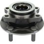 CENTRIC PARTS 401.42010 Centric Premium Hub and Bearing Assembly; With ABS Tone Ring / Encoder