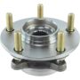 CENTRIC PARTS 401.46001E C-Tek Standard Hub and Bearing Assembly; With ABS Tone Ring / Encoder