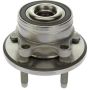 CENTRIC PARTS 401.61001 Centric Premium Hub and Bearing Assembly; With ABS Tone Ring / Encoder