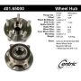 CENTRIC PARTS 401.65000 Centric Premium Hub and Bearing Assembly; With ABS Tone Ring / Encoder
