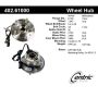 CENTRIC PARTS 402.61000E C-Tek Standard Hub and Bearing Assembly; With Integral ABS
