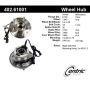 CENTRIC PARTS 402.61001 Centric Premium Hub and Bearing Assembly; With Integral ABS