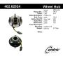 CENTRIC PARTS 402.62024 Centric Premium Hub and Bearing Assembly; With Integral ABS