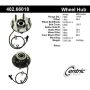 CENTRIC PARTS 402.66018 Centric Premium Hub and Bearing Assembly; With Integral ABS