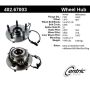 CENTRIC PARTS 402.67003 Centric Premium Hub and Bearing Assembly; With Integral ABS