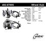 CENTRIC PARTS 402.67005 Centric Premium Hub and Bearing Assembly; With Integral ABS