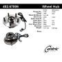 CENTRIC PARTS 402.67006 Centric Premium Hub and Bearing Assembly; With Integral ABS