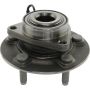 CENTRIC PARTS 402.67007 Centric Premium Hub and Bearing Assembly; With Integral ABS
