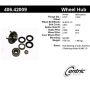 CENTRIC PARTS 403.40000 Centric Premium Hub and Bearing Hub Assembly Repair Kit