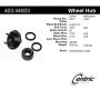 CENTRIC PARTS 403.44003 Centric Premium Hub and Bearing Hub Assembly Repair Kit