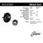 CENTRIC PARTS 403.61003 Centric Premium Hub and Bearing Hub Assembly Repair Kit