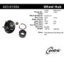 CENTRIC PARTS 403.61004 Centric Premium Hub and Bearing Hub Assembly Repair Kit