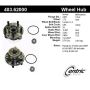 CENTRIC PARTS 403.62000 Centric Premium Hub and Bearing Hub Assembly Repair Kit