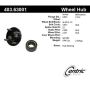 CENTRIC PARTS 403.63001 Centric Premium Hub and Bearing Hub Assembly Repair Kit