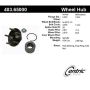 CENTRIC PARTS 403.65000 Centric Premium Hub and Bearing Hub Assembly Repair Kit