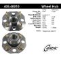 CENTRIC PARTS 405.40010 Centric Premium Hub and Bearing Assembly