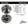 CENTRIC PARTS 405.42004 Centric Premium Hub and Bearing Assembly
