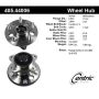 CENTRIC PARTS 405.44006 Centric Premium Hub and Bearing Assembly
