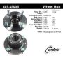 CENTRIC PARTS 405.45005 Centric Premium Hub and Bearing Assembly