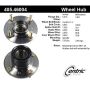 CENTRIC PARTS 405.46004 Centric Premium Hub and Bearing Assembly