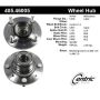 CENTRIC PARTS 405.46005 Centric Premium Hub and Bearing Assembly