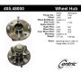 CENTRIC PARTS 405.48000 Centric Wheel Bearing and Hub Assembly