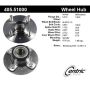 CENTRIC PARTS 405.51000 Centric Premium Hub and Bearing Assembly